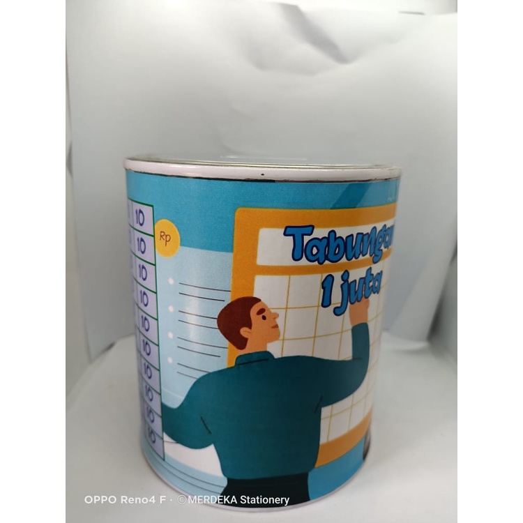 CELENGAN TARGET satu juta || Celengan Kaleng || Desain baru