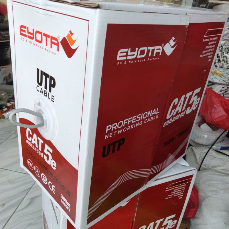 KABEL LAN UTP CAT5E EYOTA 305 METER