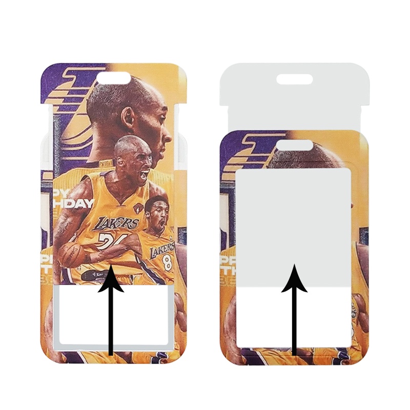 Nba Tali Lanyard Leher Kobe NBA + Holder Pelindung Kartu ID + Gantungan Kunci 3D Untuk Aksesoris Handphone