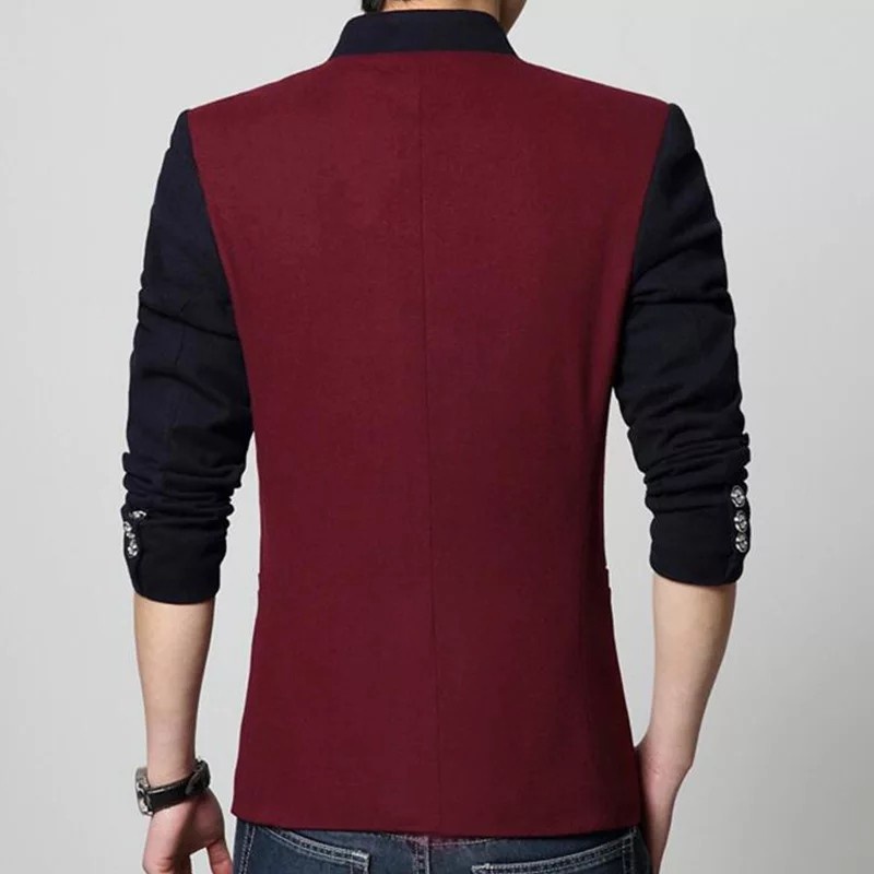 BLAZER PRIA SLIMFIT NEW RAIN MAROON TWIST STYLE KOMBINASI (S,M,L,XL) TERBARU ORIGINAL NIKAYU