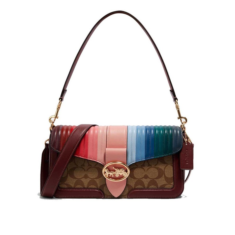 tas coach georgie shoulder bag with rainbow C1530