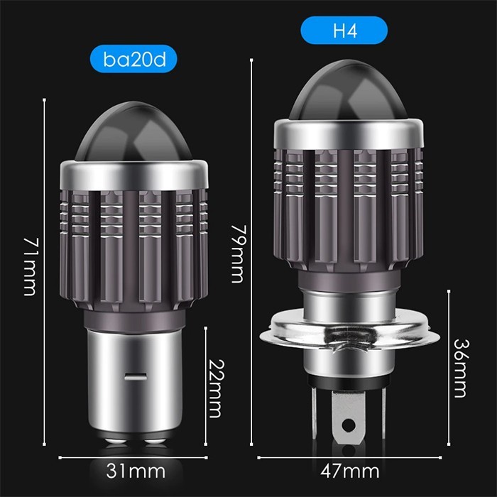 Lampu Depan Sepeda Motor/Lampu LED H4/Lampu Laser Utama - Wj