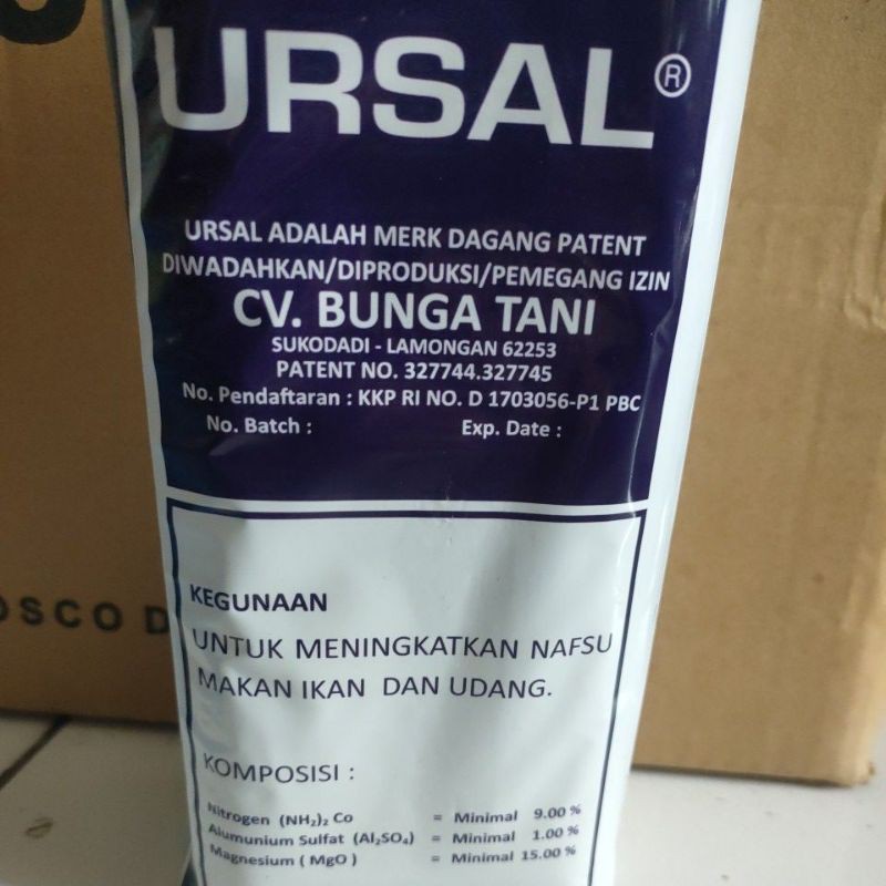 ursal perangsang nafsu makan ikan dan udang 1liter