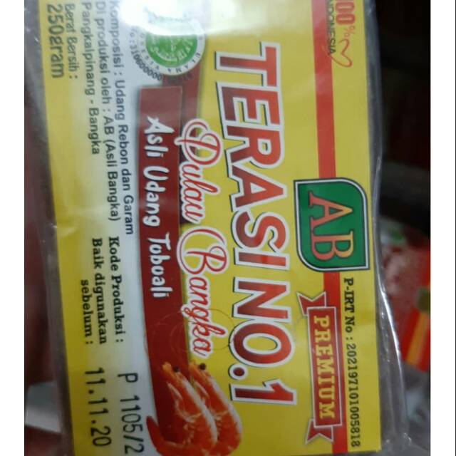 

Terasi Bangka No.1 250gr