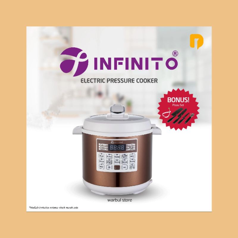 Presto Elektrik Infinito Electric Pressure Cooker Multifungsi