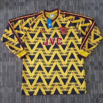 Jual Jersey Retro Arsenal Away 1991/92 Lengan Panjang
