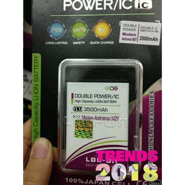 PROMO HARGA MURAH Battery Log-On ORIGINAL Modem Smartfren 4G LTE MIFI Andromax M2Y