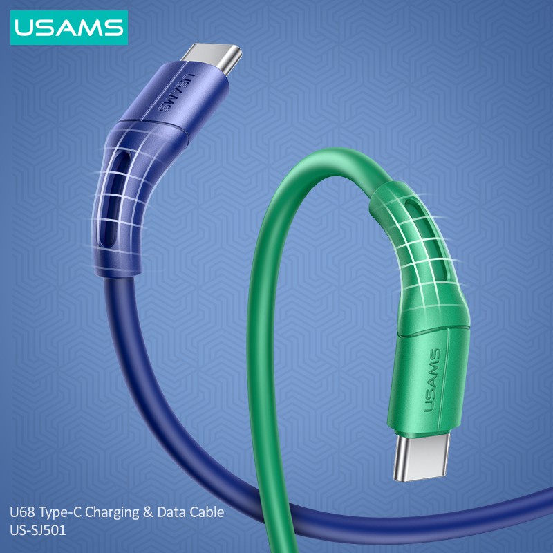 USAMS U68 Kabel Data Type C 2A 1M