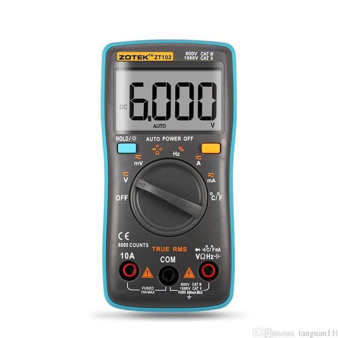 AVOMETER DIGITAL ZOTEK ZT102 / MULTITESTER DIGITAL ZT102 ORIGINAL