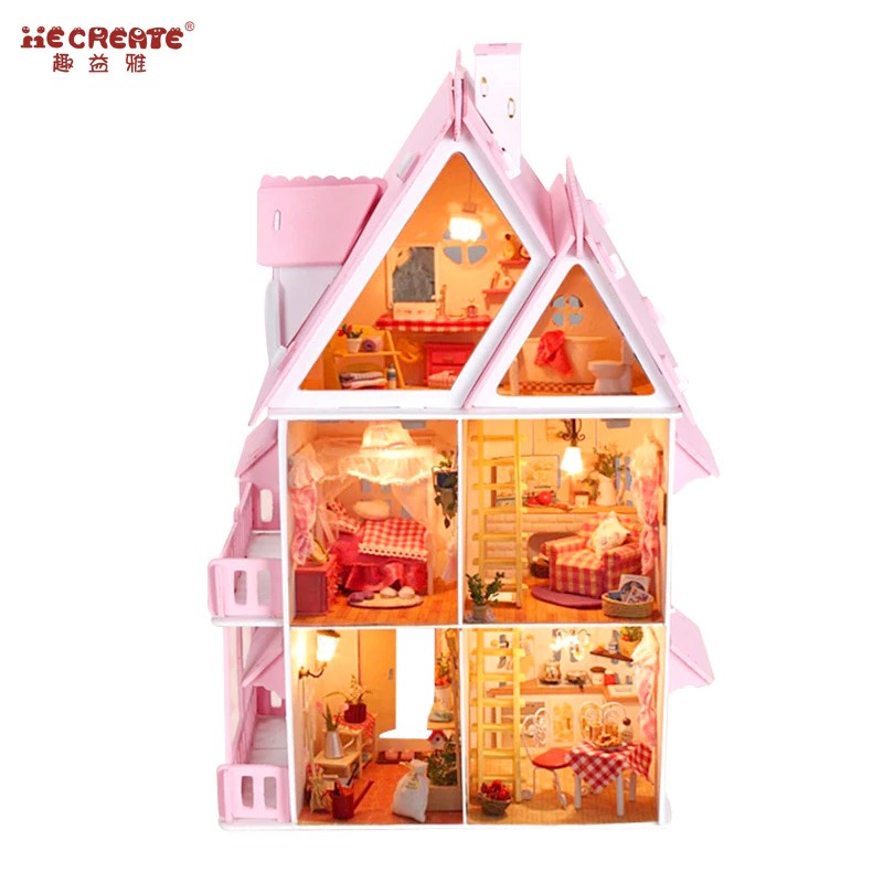 large wooden dollhouse kits