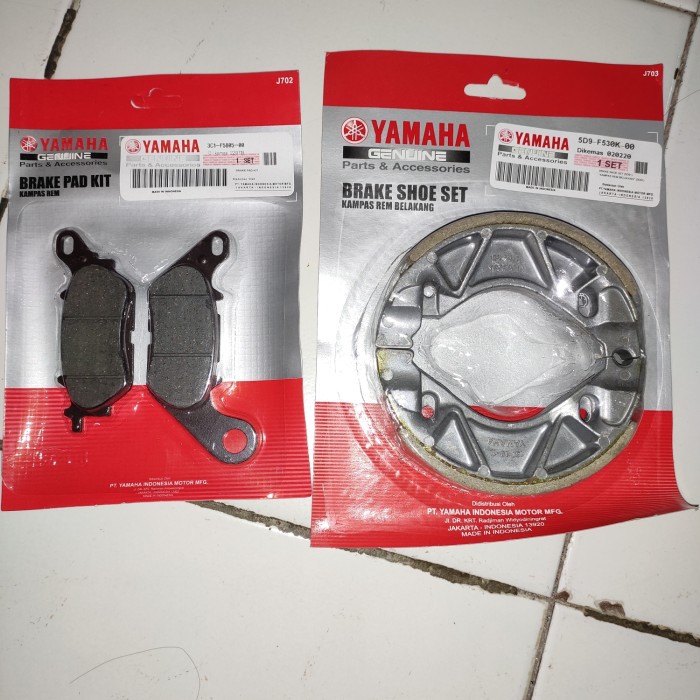 KANVAS KAMPAS REM SET DEPAN BELAKANG YAMAHA BYSON LAMA-BYSON FI