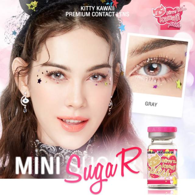 Softlens Kitty Mini Sugar 14.2mm Free Lenscase