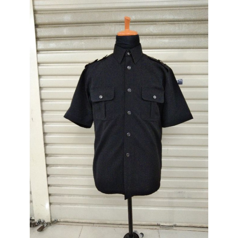 Baju seragam Hitam PDH Safari PDL Security Baju Satpam Baju Sopir murah