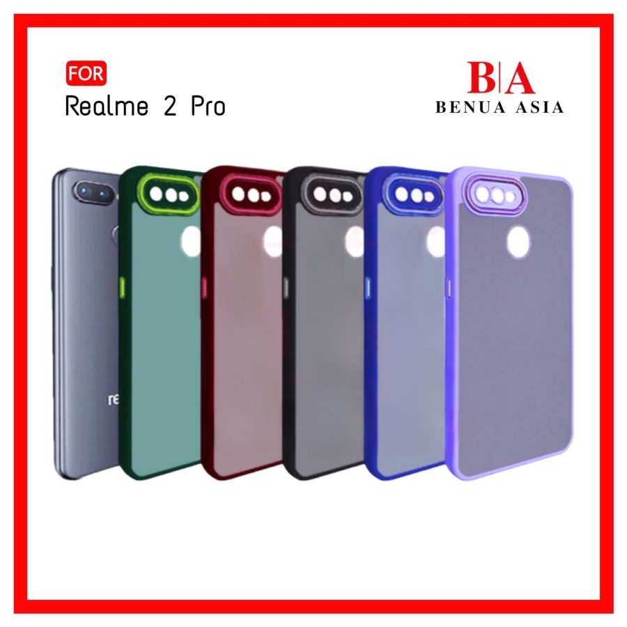 CASE PREMIUM NEOHYBRID DOVE CHROME REALME 2 PRO / U1 SOFTCASE ~ FA