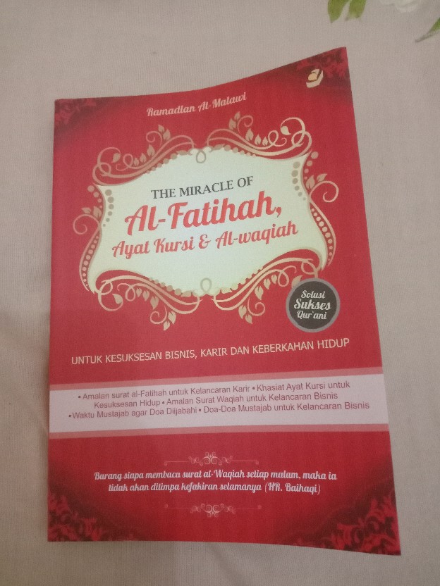 The Miracle Of Al Fatihah Ayat Kursi Dan Al Waqiah Shopee Indonesia