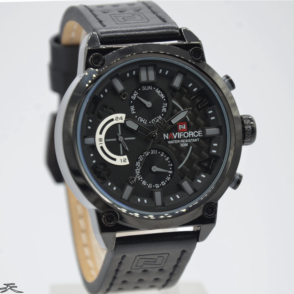 JAM TANGAN PRIA KEREN NAVIFORCE 9068 CHRONOGRAPH