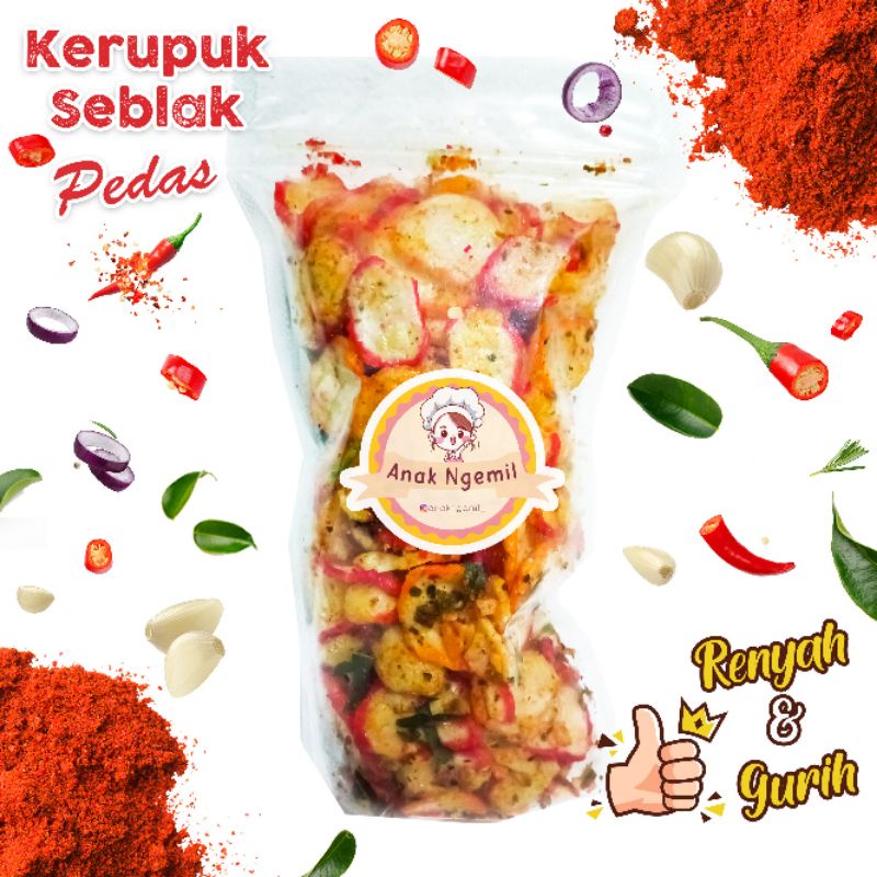 

Kerupuk Seblak Pedas 180gr