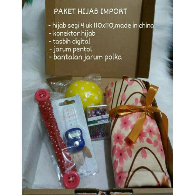 Hampers Hijab|Kado Hijab|Souvenir Hijab|Paket Hijab