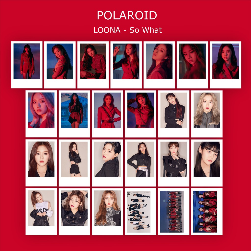 PL027 Polaroid LOONA So What Isi 25 pcs MURAH