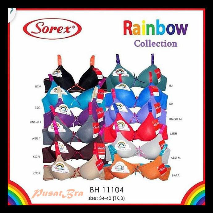 Bh Bra Sorex Rainbow 11104 Original - 38