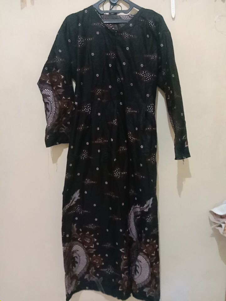 Gamis Batik (cod) Manggar Gamis Batik Pesta Model Terbaru