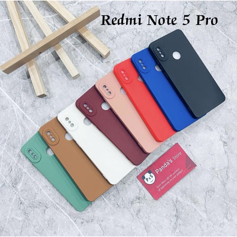 Softcase Pro Camera Redmi Note 5 Pro Candy Case Full Color 3D Silikon TPU