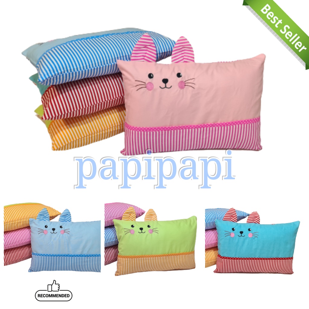 bantal bayi katun velvet bordir