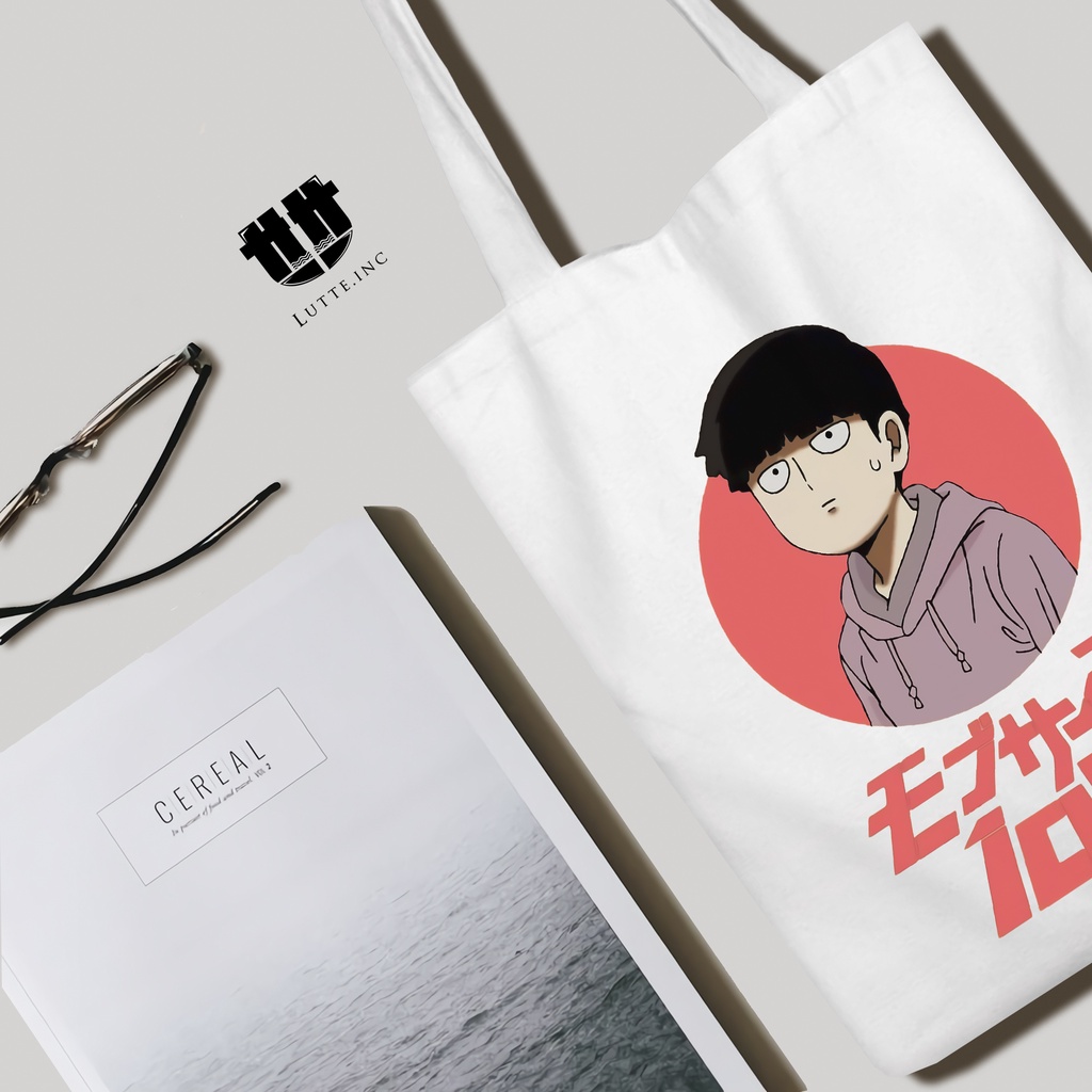 NEW Pyscho100 Tote Bag Anime Totebag Kanvas Premium ToteBag Lutte.inc