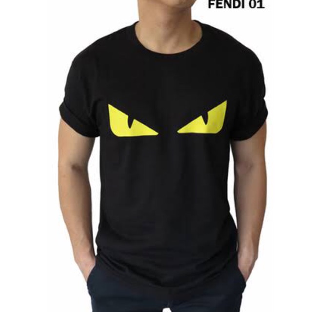 Kaos T-Shirt Fendi Cotton Combed 30s