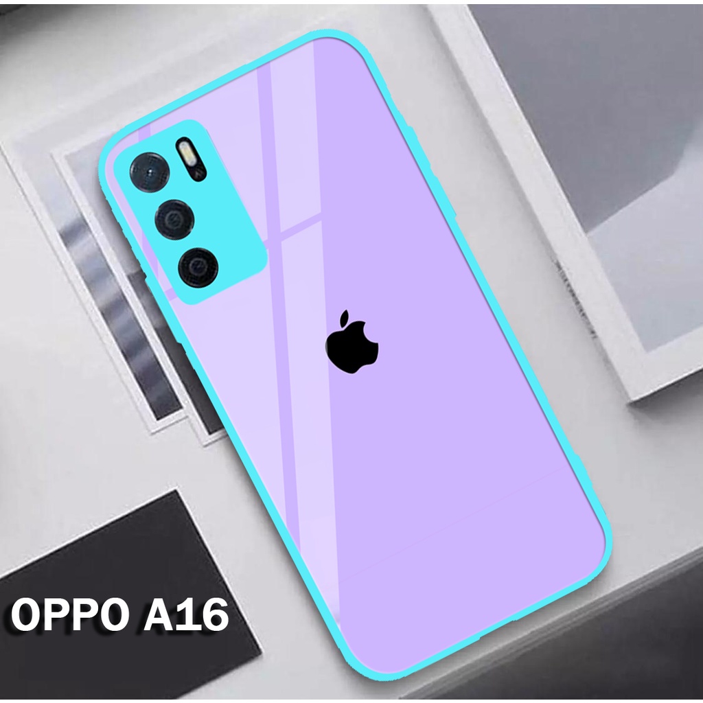 Softcase Glass Oppo A16 - Kesing Hp - Case Hp - SCM10 - Casing Hp - Sarung Hp - Pelindung Hp - Softcase Hp - Kesing - Softcase Glass Oppo A16 - Softcase Kaca Oppo A54 - Oppo A16  - Kesing A54 - Softcase Oppo A16 Terbaru - Oppo A16