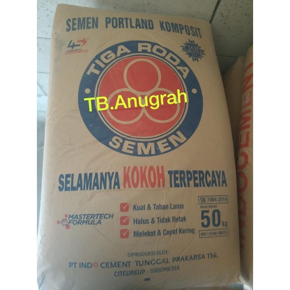 Semen Tiga Roda 1kg / Semen Tiga Roda Eceran / Semen 3 Roda Semen Eceran 1Kg Semen hitam SerbaGuna
