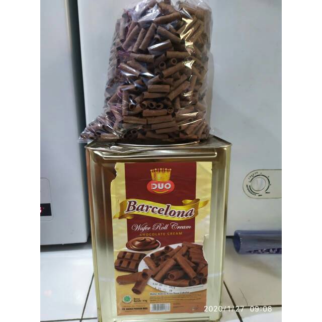 wafer roll 1 kg coklat
