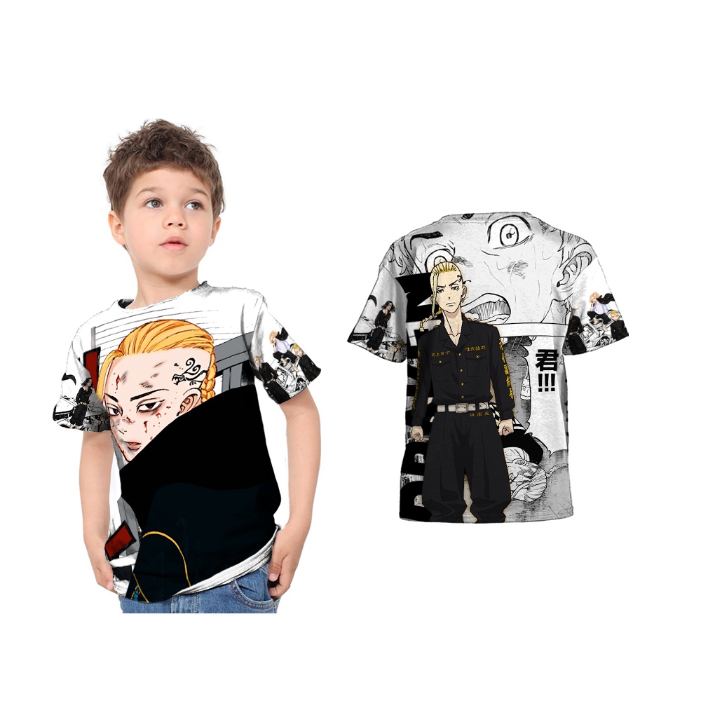 Baju Kaos Anak Tokyo Revenger Ken Ryuguujin (Draken) Full Print Printing Premium