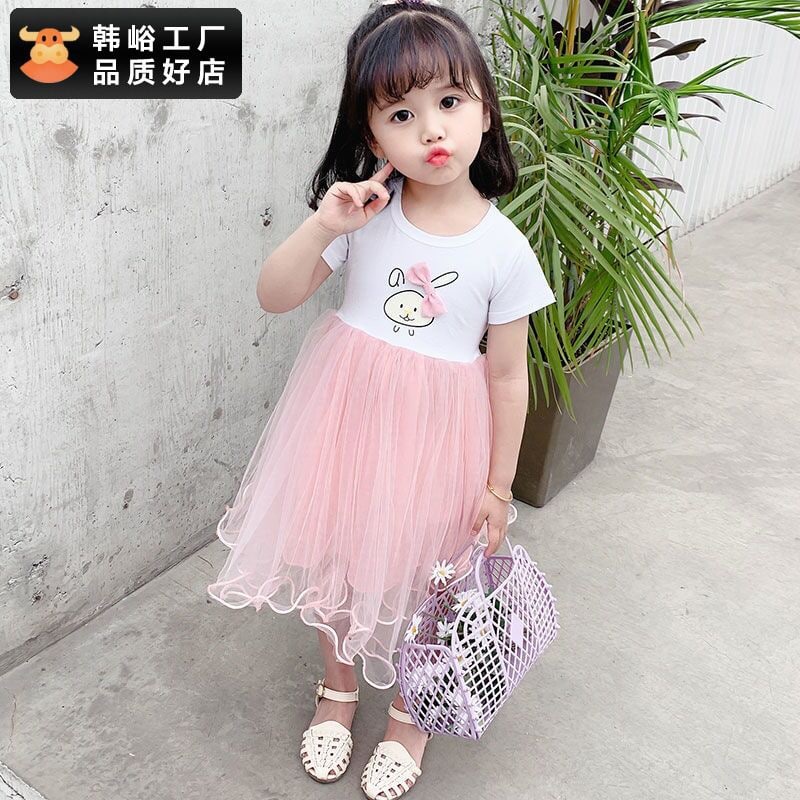 Promo !! Dress anak perempuan import / Dress character uses ribbon Ukuran 1-4th / Dress anak trendy