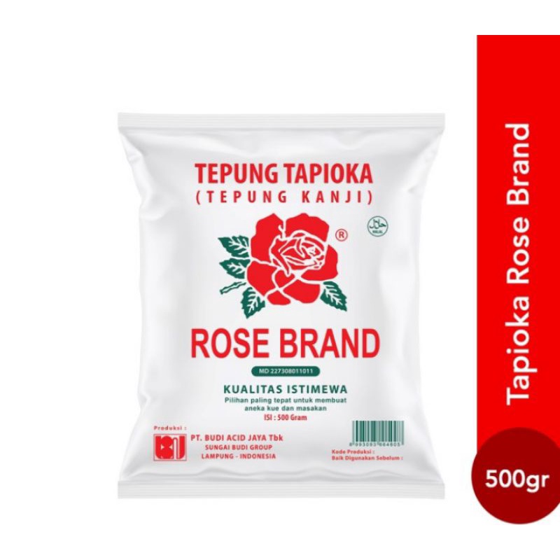 

TEPUNG TAPIOKA ROSE BRAND 500GRAM