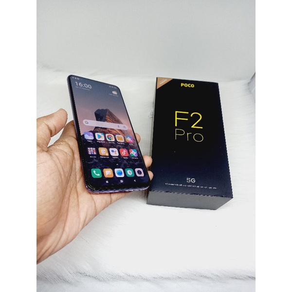 poco f2 pro purple Ram 8 256 gb by xiaomi lengkap second seken bekas murah resmi Indonesia 5G LTE