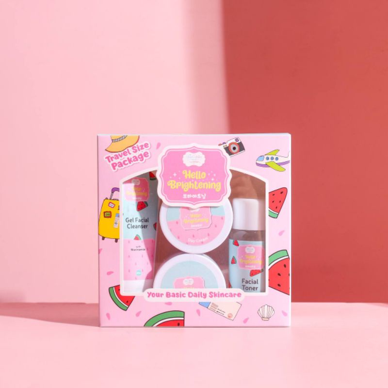 Paket Skincare-Skincare Yeppu-Yeppu by Kiyowo / Yeppu - Yeppu Travel Size/Acne Skincare/Brightening 