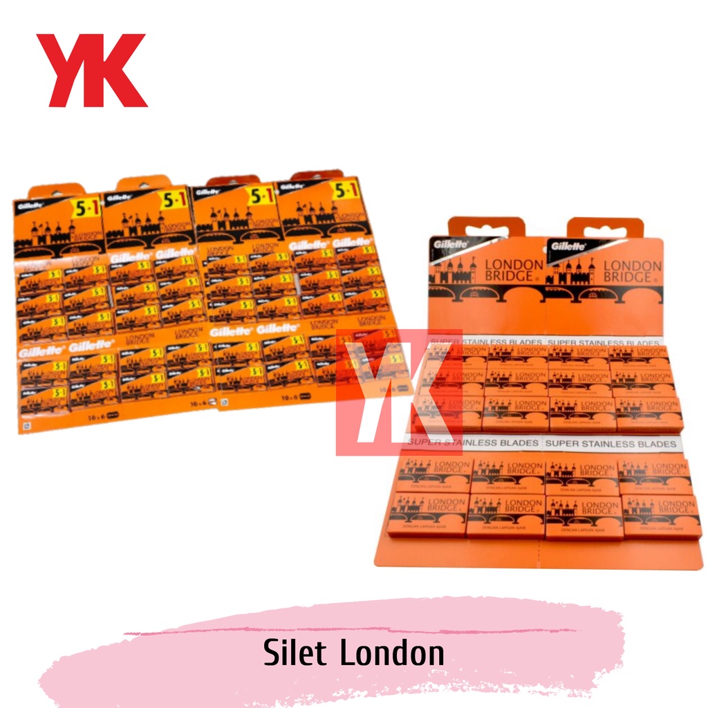 

☑️ YK ☑️ Silet London Bridge 1 x 20 Kotak / Per Renteng