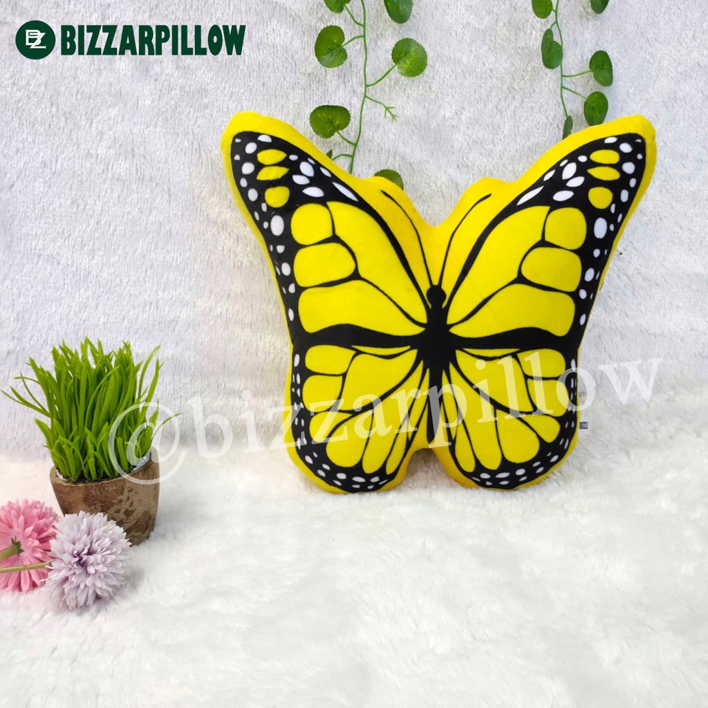 Bizzarpillow Bantal Sofa Motif Kupu-Kupu BZ154