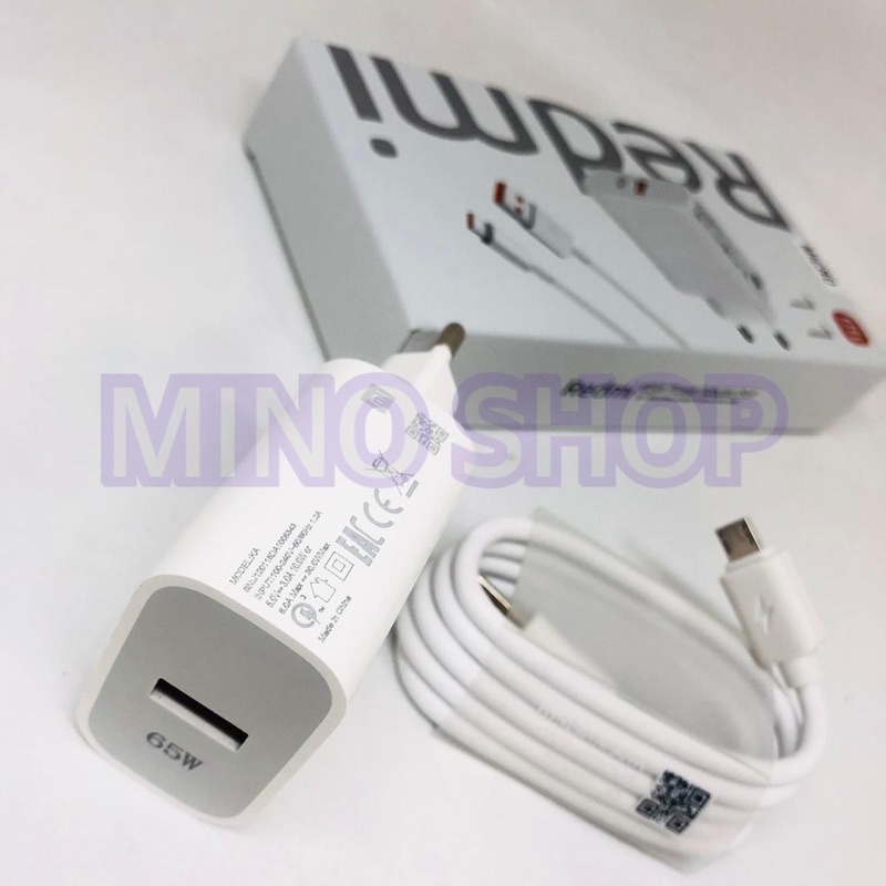 CHARGER - TC ORIGINAL REDMI 11 65W FAST CHARGING TURBO MICRO USB - TYPE C