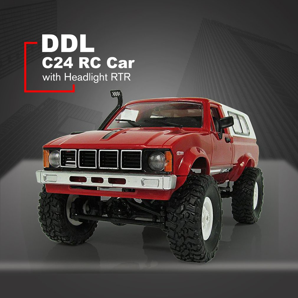 C 24 Mobil Truk RC  4WD 1 16 RC  Car Off Road Crawler 