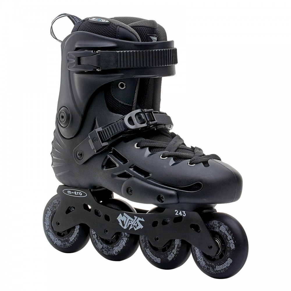 Sepatu Roda Pemula Inline Skate M-cro (Micro) MT-Plus Black