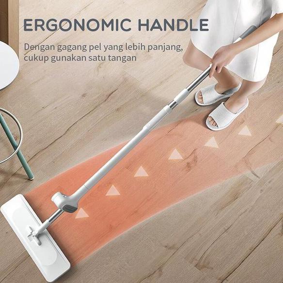 SAMONO Alat Pel Lantai Ultra Mop Hand-Free Wash Rotasi 360 Derajat Ergonomic Handle SCM002