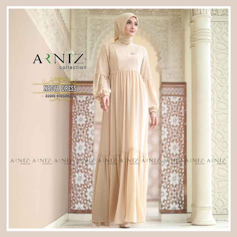 NADYA SET ( DRESS + Scarf) / DRESS ARNIZ original by Arniz