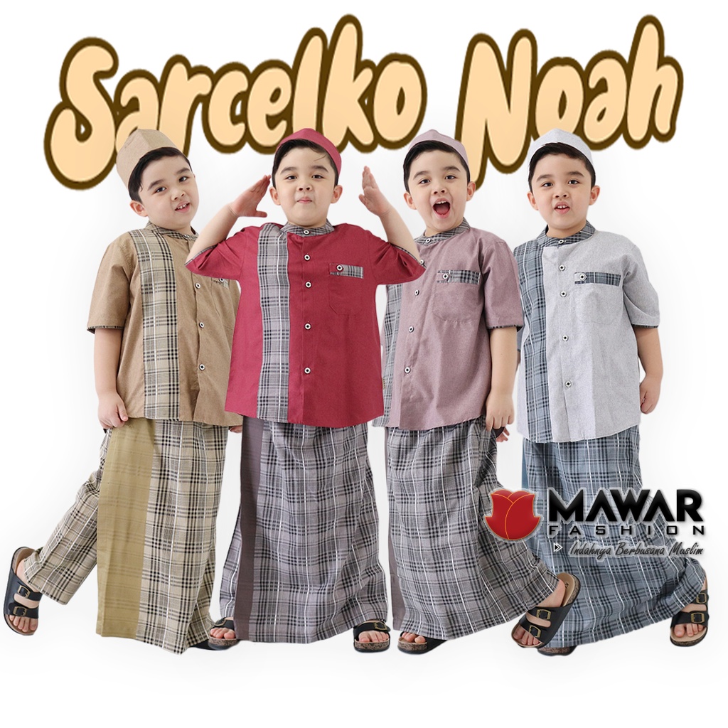 Mawar Fashion - Sarung Celana Koko Noah Oliver / Sarcelko Anak Terbaru