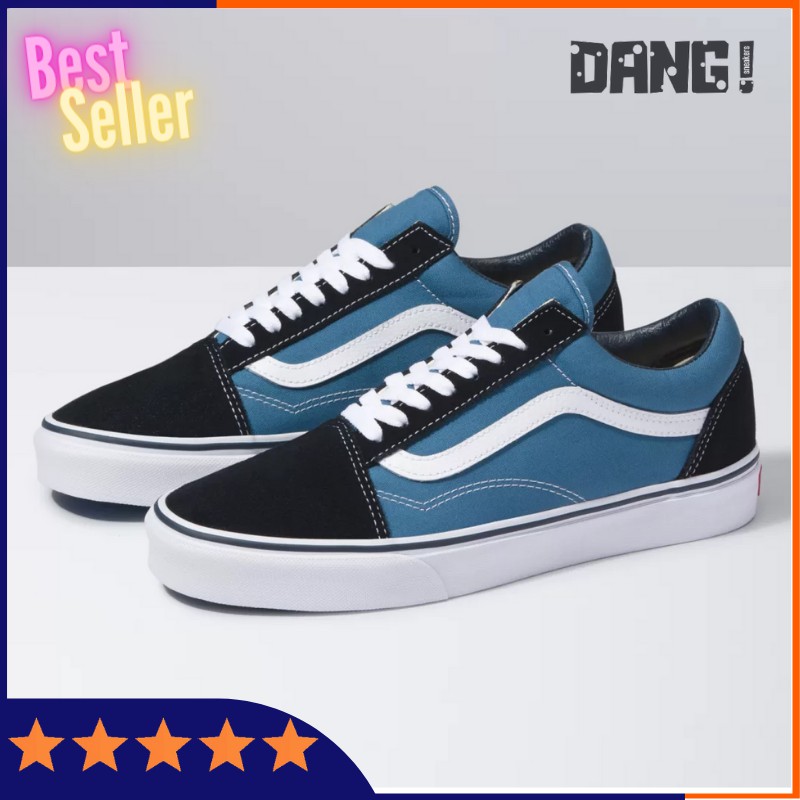 [BNIB] SNEAKERS VANS OLDSKOOL NAVY/BW/Port Royale White GLOBAL SEPATU-1
