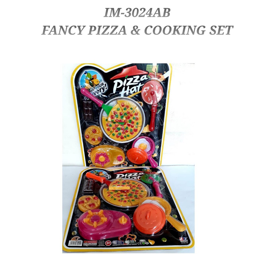 Mainan fanzy pizza dan cooking set IM-3024AB