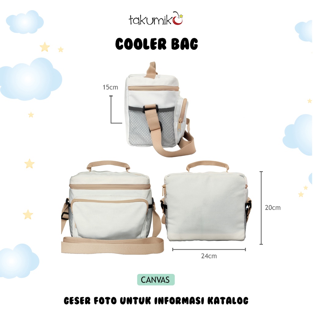 Cooler Bag/ Thermal Insulated Bag/ Food Bag/ Tas ASI (Custom Design & Nama)