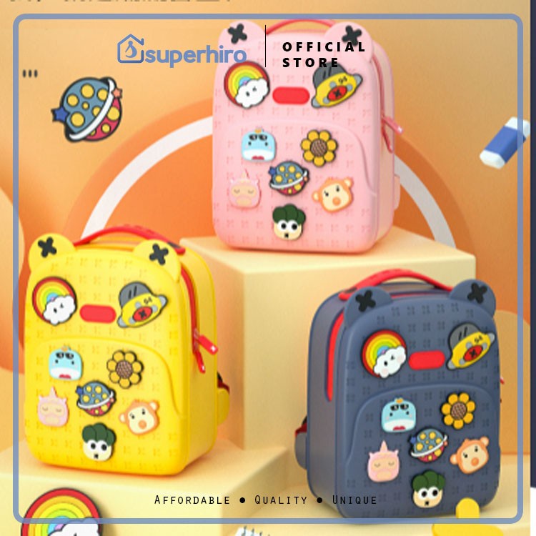 TAS SEKOLAH ANAK TK SD BACKPACK RANSEL KADO HADIAH PREMIUM WATERPROOF