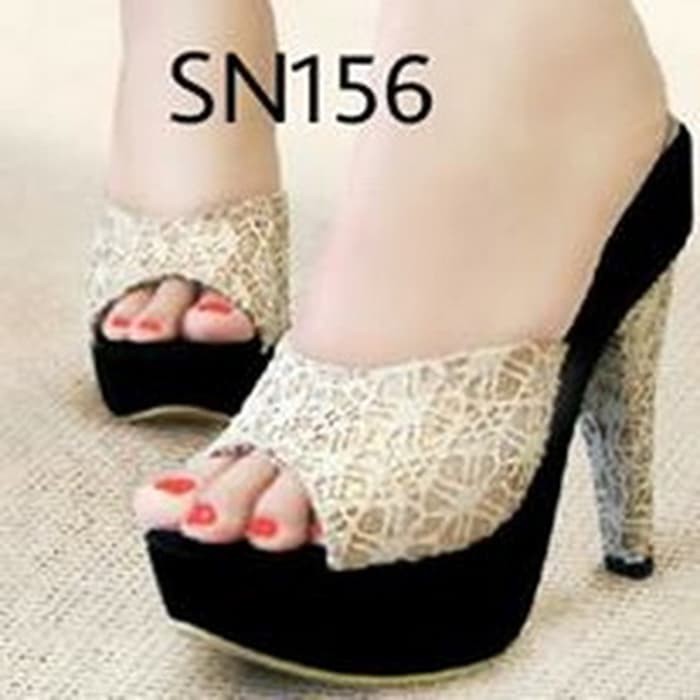 XC46 Heels Wanita Murah Sepatu Hak Bigheels High Heelya Tahu Jd Gold Import.Co.Id - R 09 Sepatu Hak